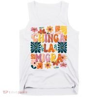 Anti Ice Chinga La Migra Retro Boho Flowers Tank Top thumb 0