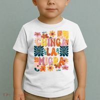Anti Ice Chinga La Migra Retro Boho Flowers Toddler T-Shirt thumb 2