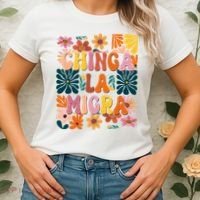 Anti Ice Chinga La Migra Retro Boho Flowers Women's T-Shirt thumb 2