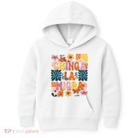 Anti Ice Chinga La Migra Retro Boho Flowers Kids Hoodie thumb 0
