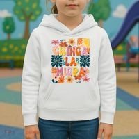 Anti Ice Chinga La Migra Retro Boho Flowers Kids Hoodie thumb 3