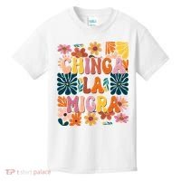 Anti Ice Chinga La Migra Retro Boho Flowers Kids T-Shirt thumb 0