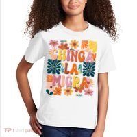 Anti Ice Chinga La Migra Retro Boho Flowers Kids T-Shirt thumb 2