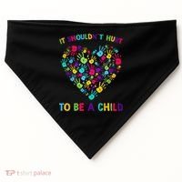 April Is Child Abuse Prevention Month Child Abuse Awareness USA-Made Doggie Bandana thumb 0