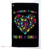 April Is Child Abuse Prevention Month Child Abuse Awareness Golf Towel thumb 0