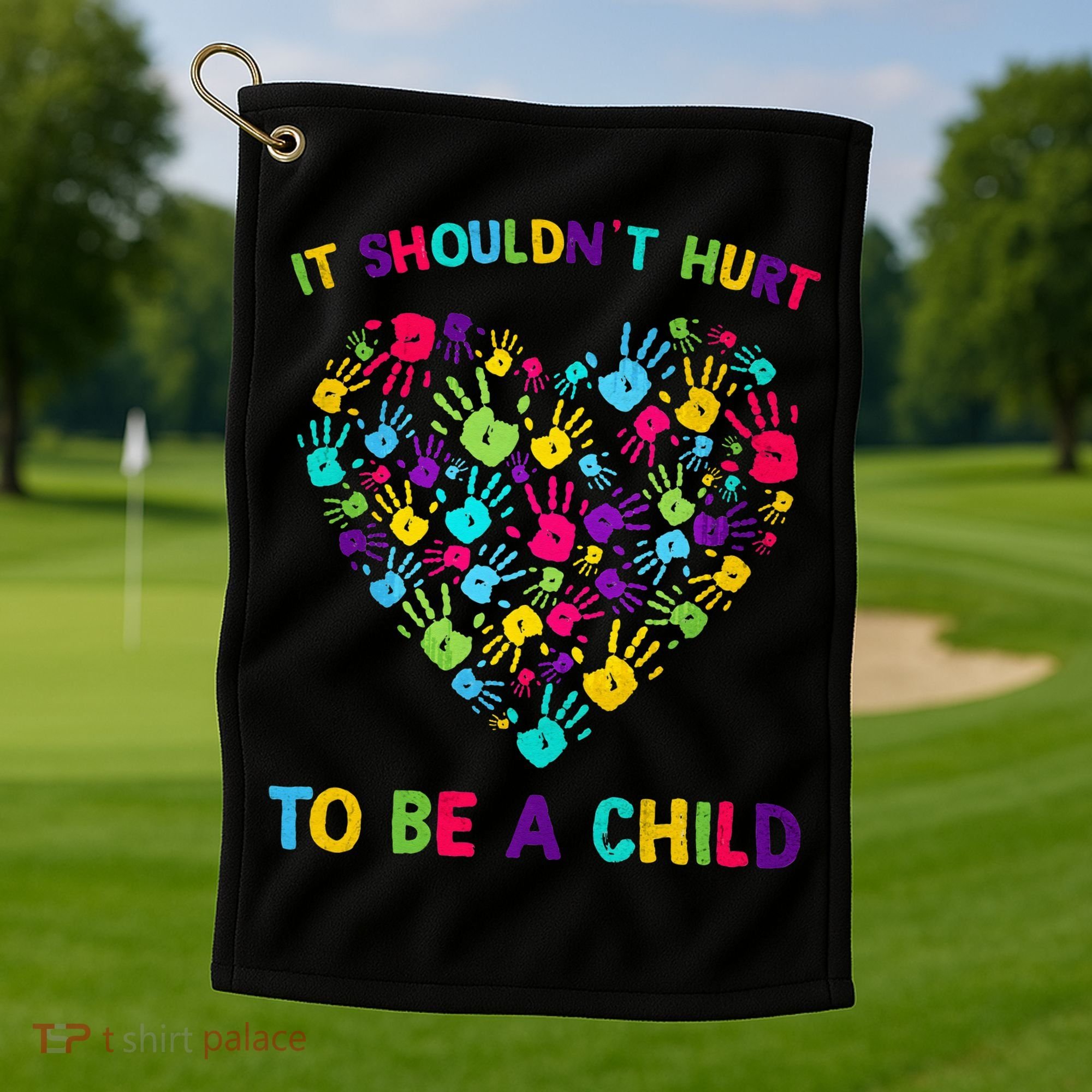 April Is Child Abuse Prevention Month Child Abuse Awareness Golf Towel