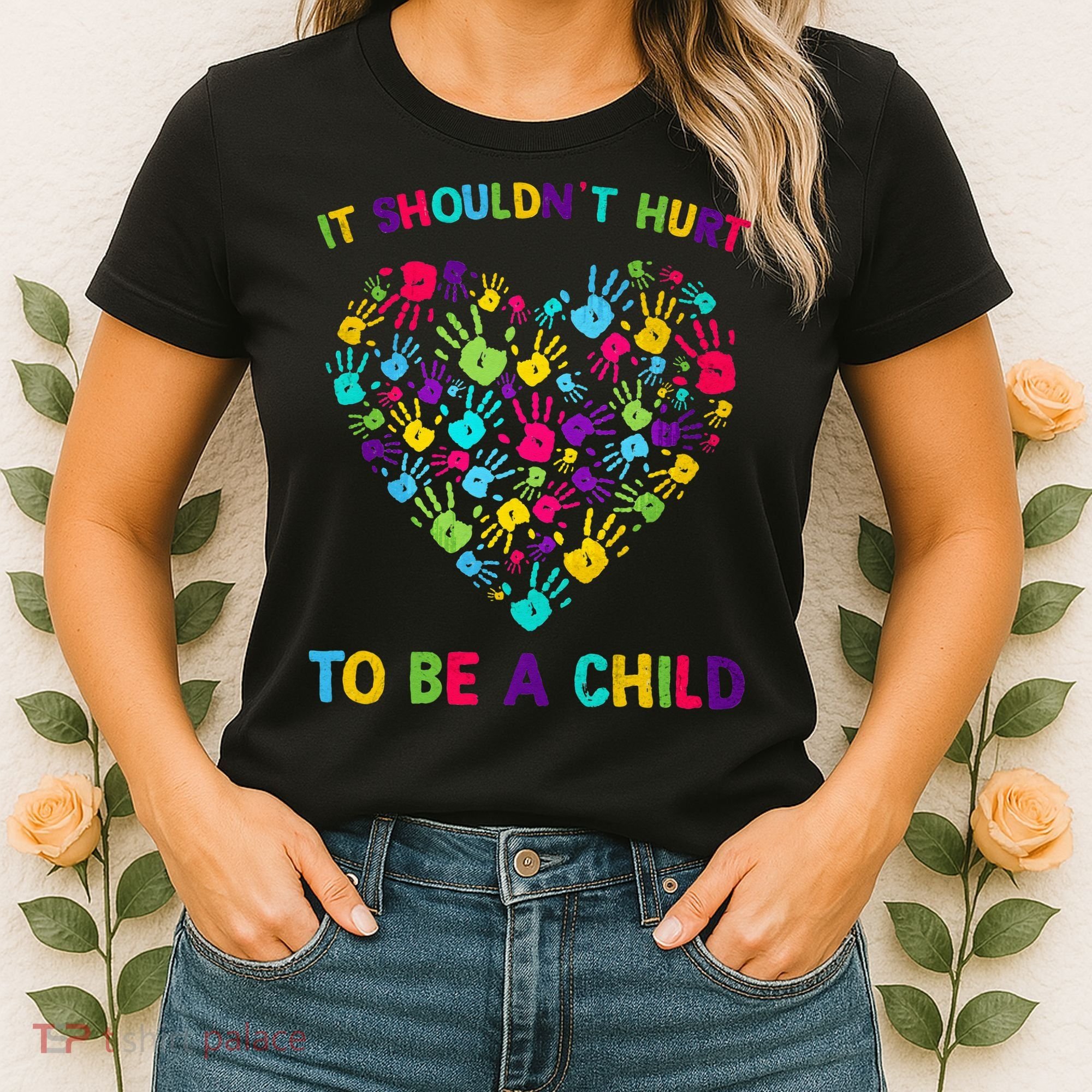 April Is Child Abuse Prevention Month Child Abuse Awareness Women's T-Shirt