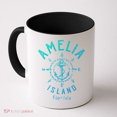 Amelia Island Compass Rose Florida Cute Gift Coffee Mug