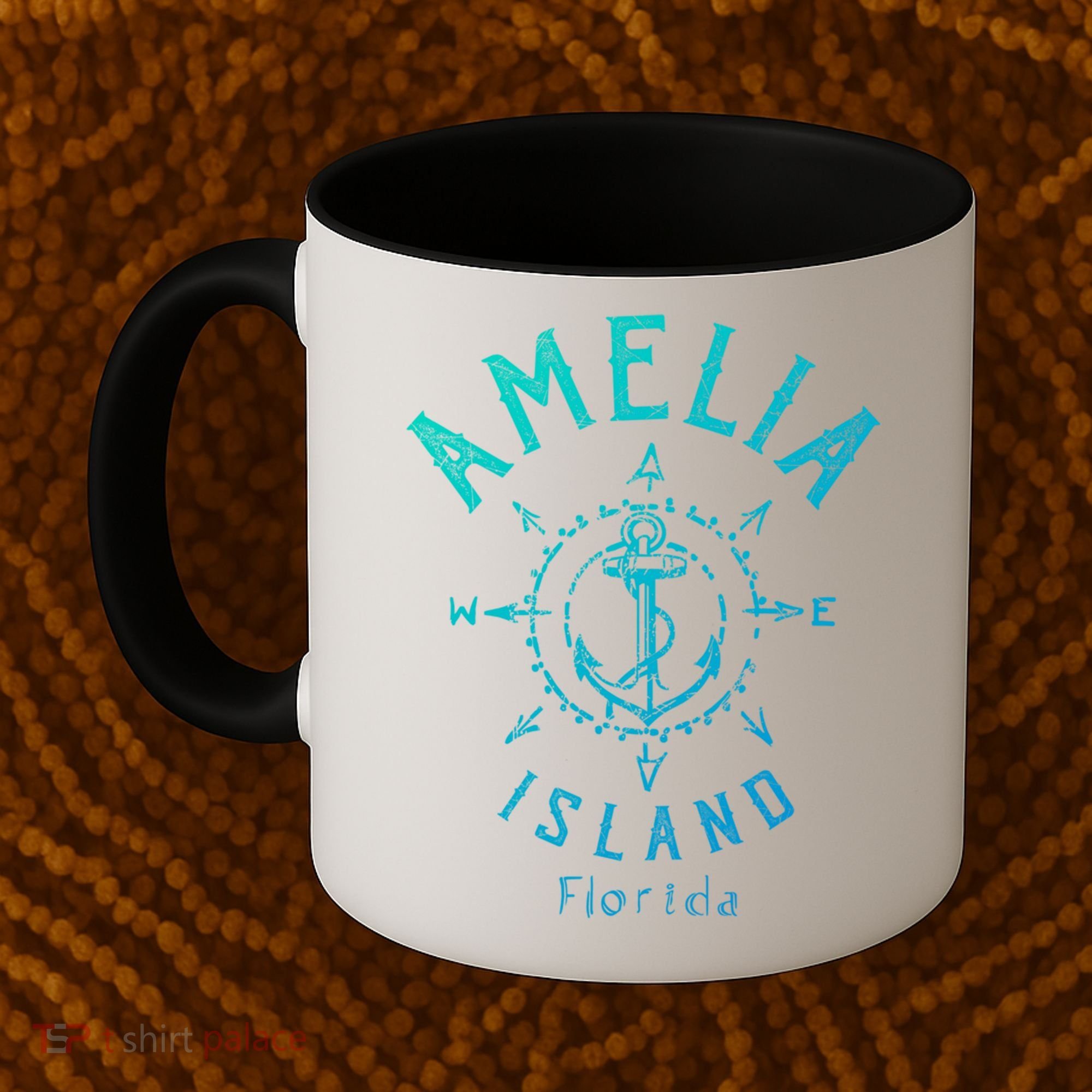 Amelia Island Compass Rose Florida Cute Gift Coffee Mug