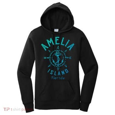 Amelia Island Compass Rose Florida Cute Gift Women's Hoodie
