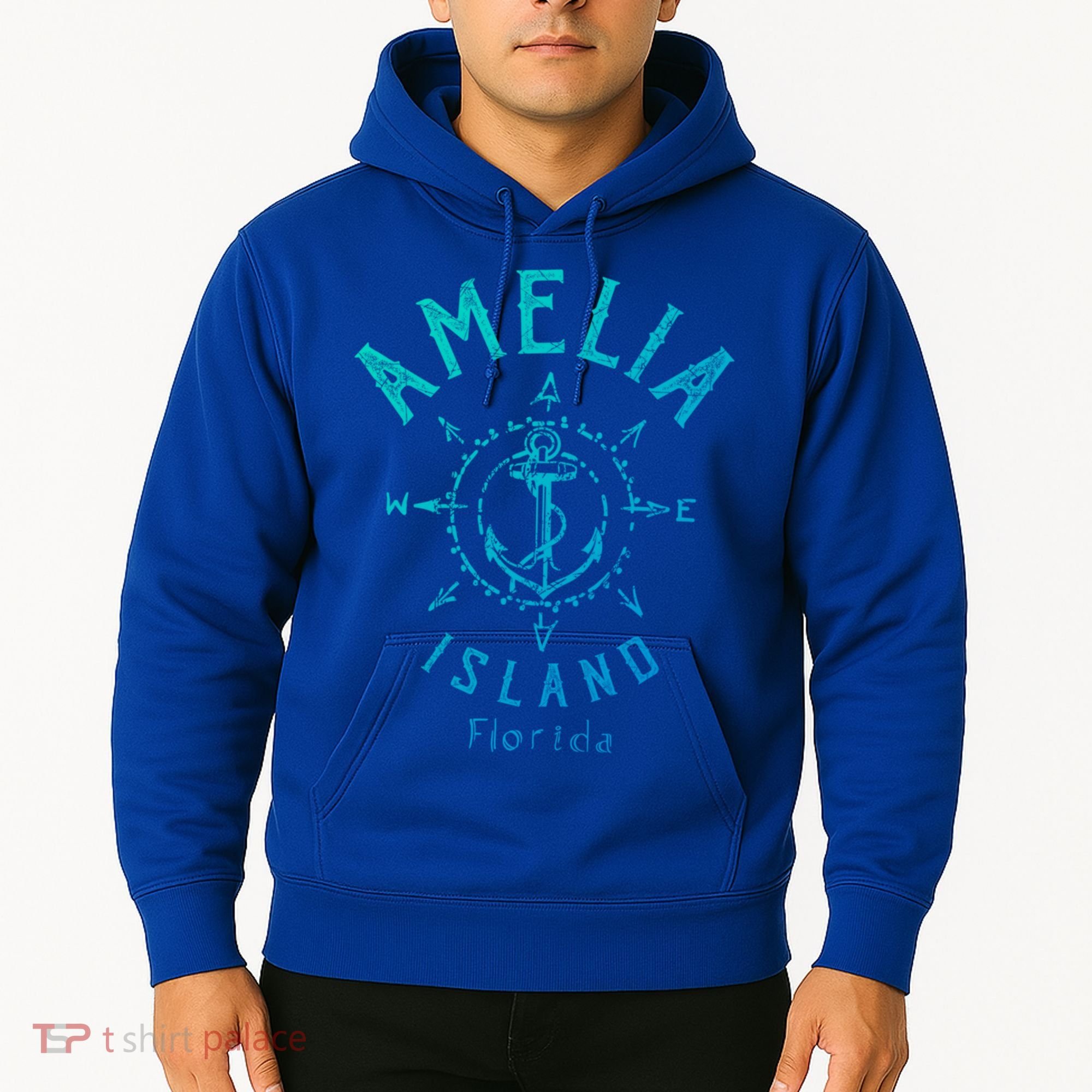 Amelia Island Compass Rose Florida Cute Gift Hoodie