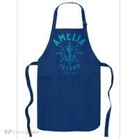 Amelia Island Compass Rose Florida Cute Gift Apron thumb 0