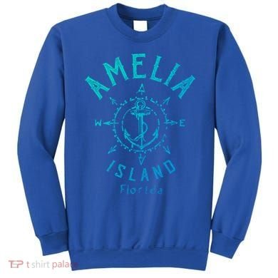 Amelia Island Compass Rose Florida Cute Gift Sweatshirt