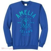 Amelia Island Compass Rose Florida Cute Gift Sweatshirt thumb 0