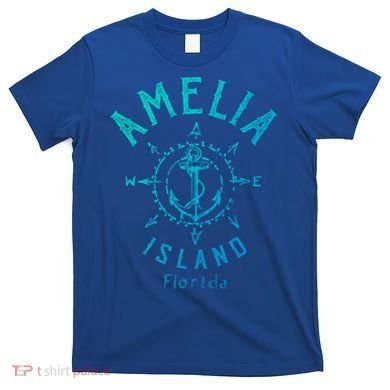 Amelia Island Compass Rose Florida Cute Gift T-Shirt