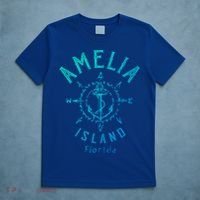 Amelia Island Compass Rose Florida Cute Gift T-Shirt thumb 5