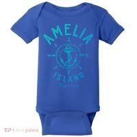 Amelia Island Compass Rose Florida Cute Gift Baby Bodysuit thumb 0