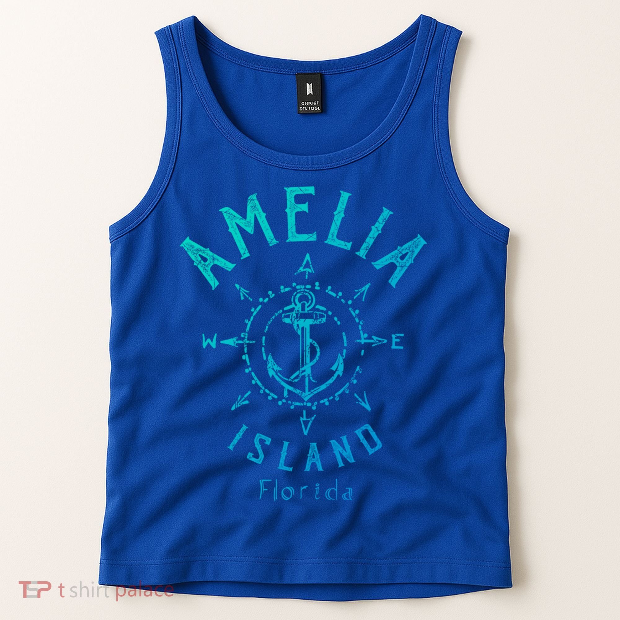 Amelia Island Compass Rose Florida Cute Gift Tank Top