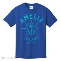 Amelia Island Compass Rose Florida Cute Gift Kids T-Shirt thumb 0