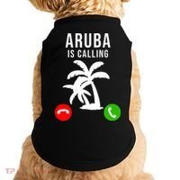 Aruba Is Calling Funny Vacation Souvenir Holiday Aruba Doggie Tank thumb 0