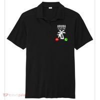 Aruba Is Calling Funny Vacation Souvenir Holiday Aruba Sport-Tek Posi-UV Pro Polo thumb 0