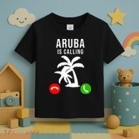 Aruba Is Calling Funny Vacation Souvenir Holiday Aruba Toddler T-Shirt thumb 3