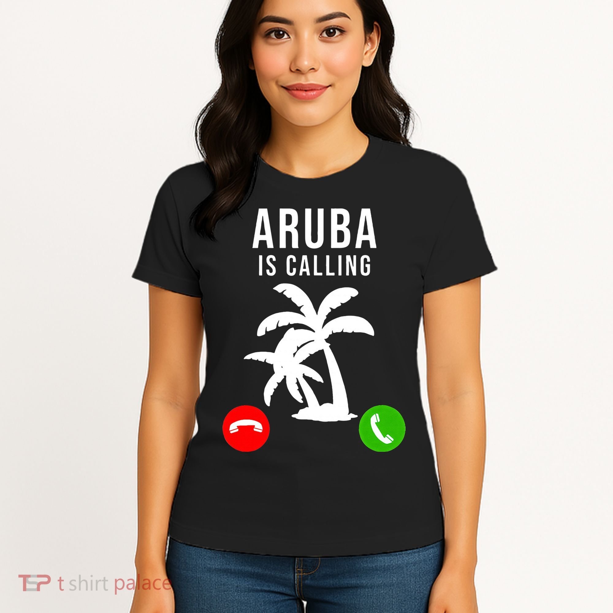 Aruba Is Calling Funny Vacation Souvenir Holiday Aruba Women's T-Shirt