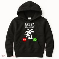 Aruba Is Calling Funny Vacation Souvenir Holiday Aruba Kids Hoodie thumb 0