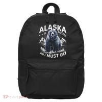 Alaska Is Calling And I Must Go, Alaskan Bear And Nature 16 in Basic Backpack thumb 0