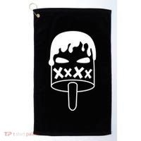 Angry Evil Ice Cream Golf Towel thumb 0