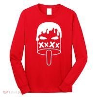 Angry Evil Ice Cream Long Sleeve Shirt thumb 0