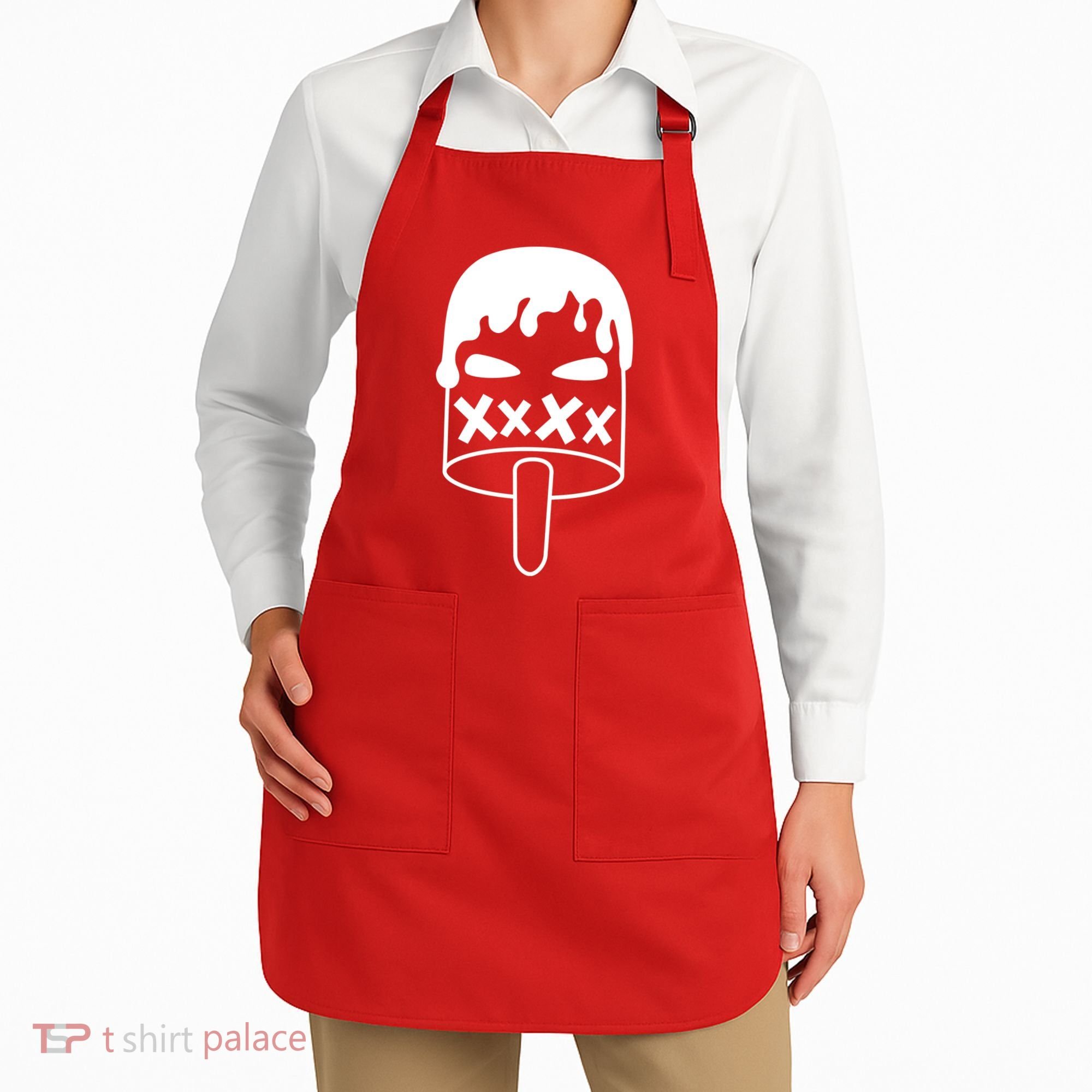 Angry Evil Ice Cream Apron