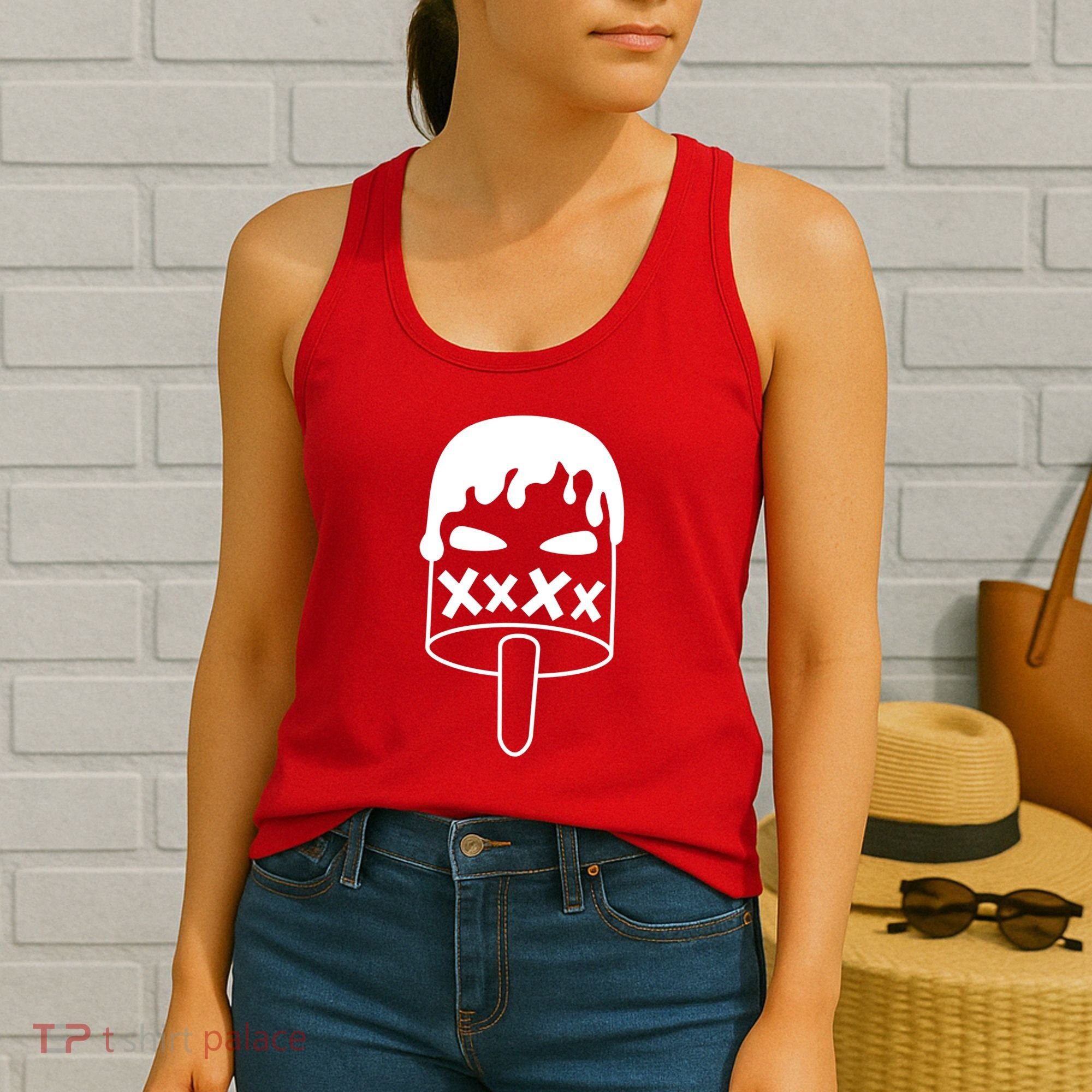 Angry Evil Ice Cream Women's Tank Top