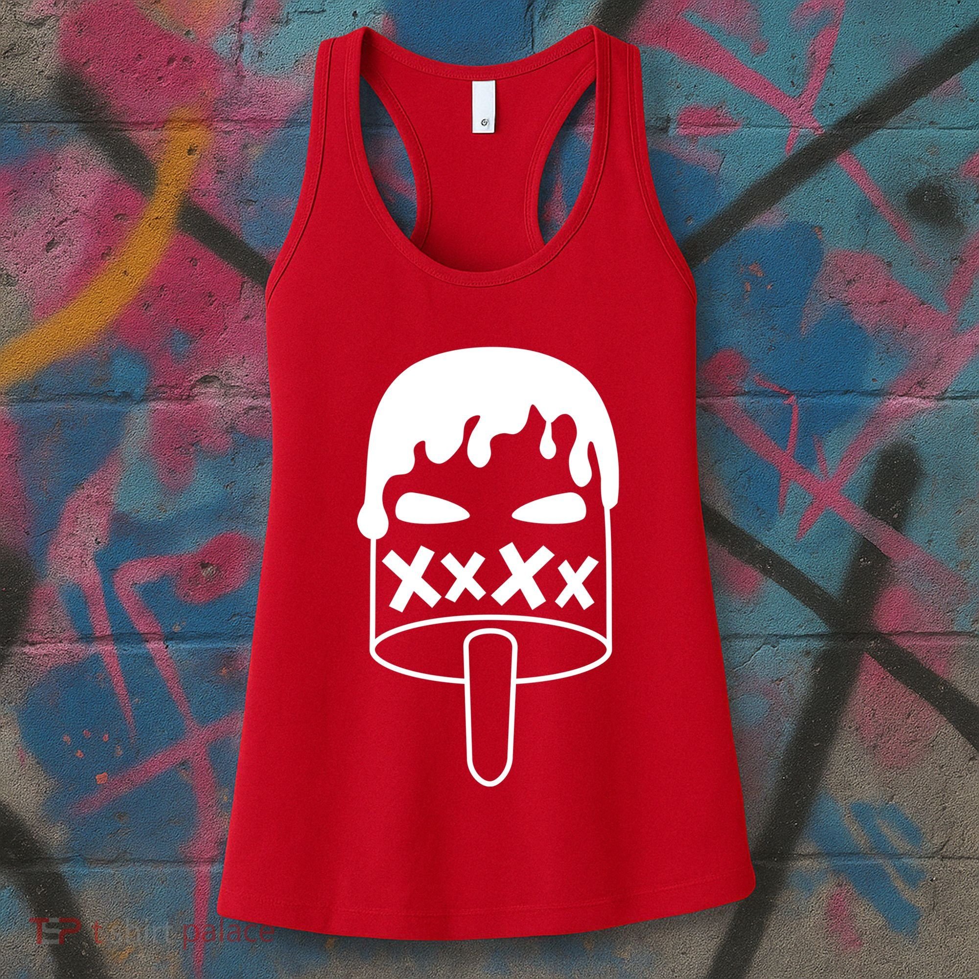 Angry Evil Ice Cream Women's Tank Top