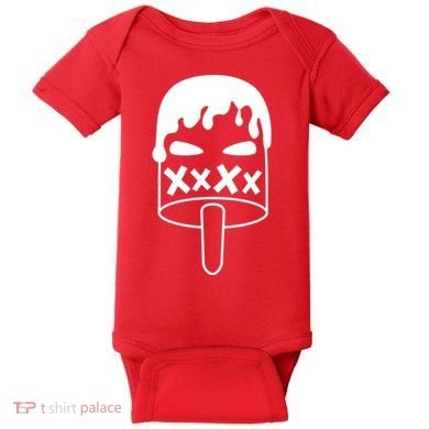 Angry Evil Ice Cream Baby Bodysuit