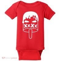 Angry Evil Ice Cream Baby Bodysuit thumb 0