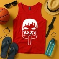 Angry Evil Ice Cream Tank Top thumb 4