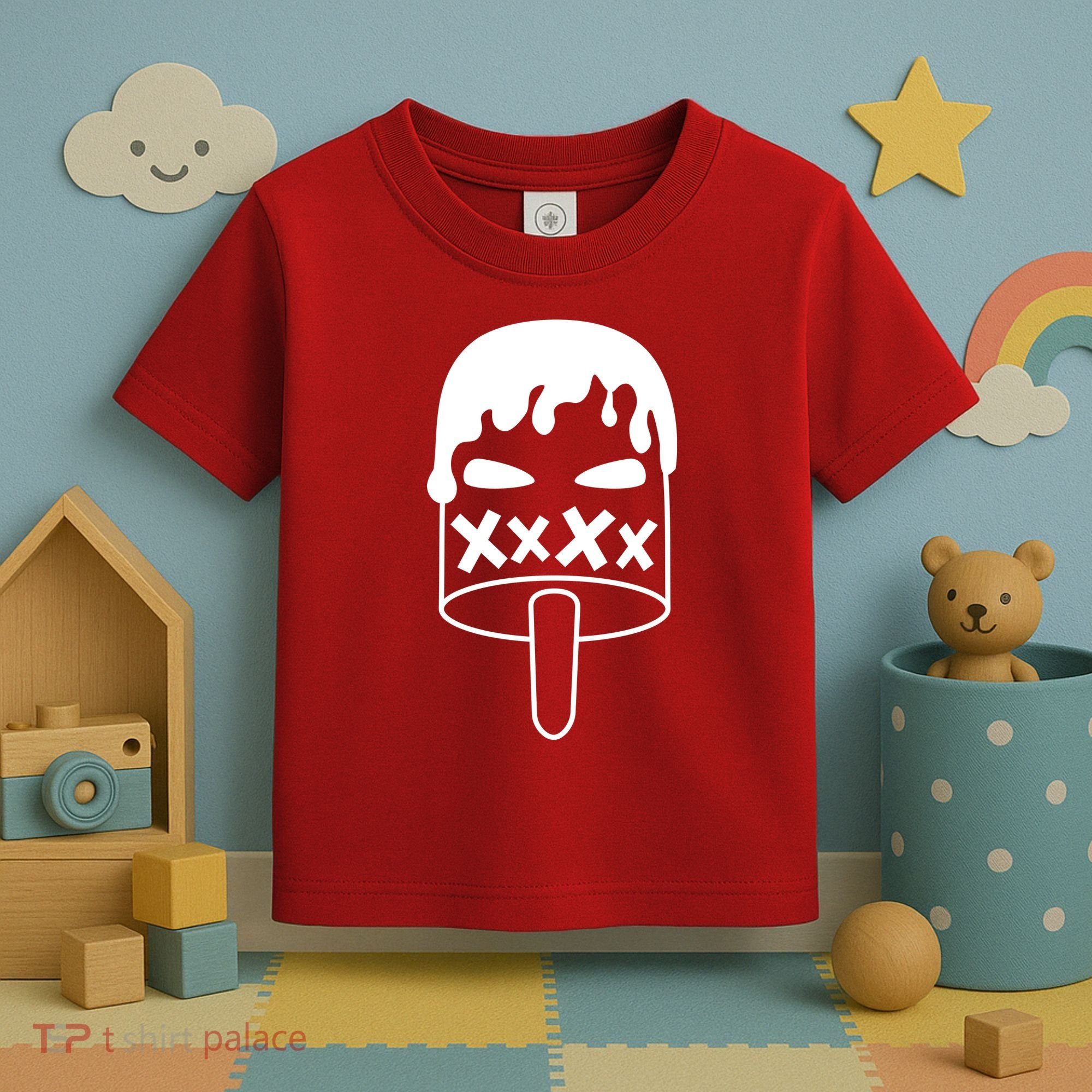 Angry Evil Ice Cream Toddler T-Shirt