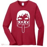 Angry Evil Ice Cream Women's Long Sleeve Shirt thumb 0