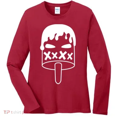Angry Evil Ice Cream Women's Long Sleeve Shirt
