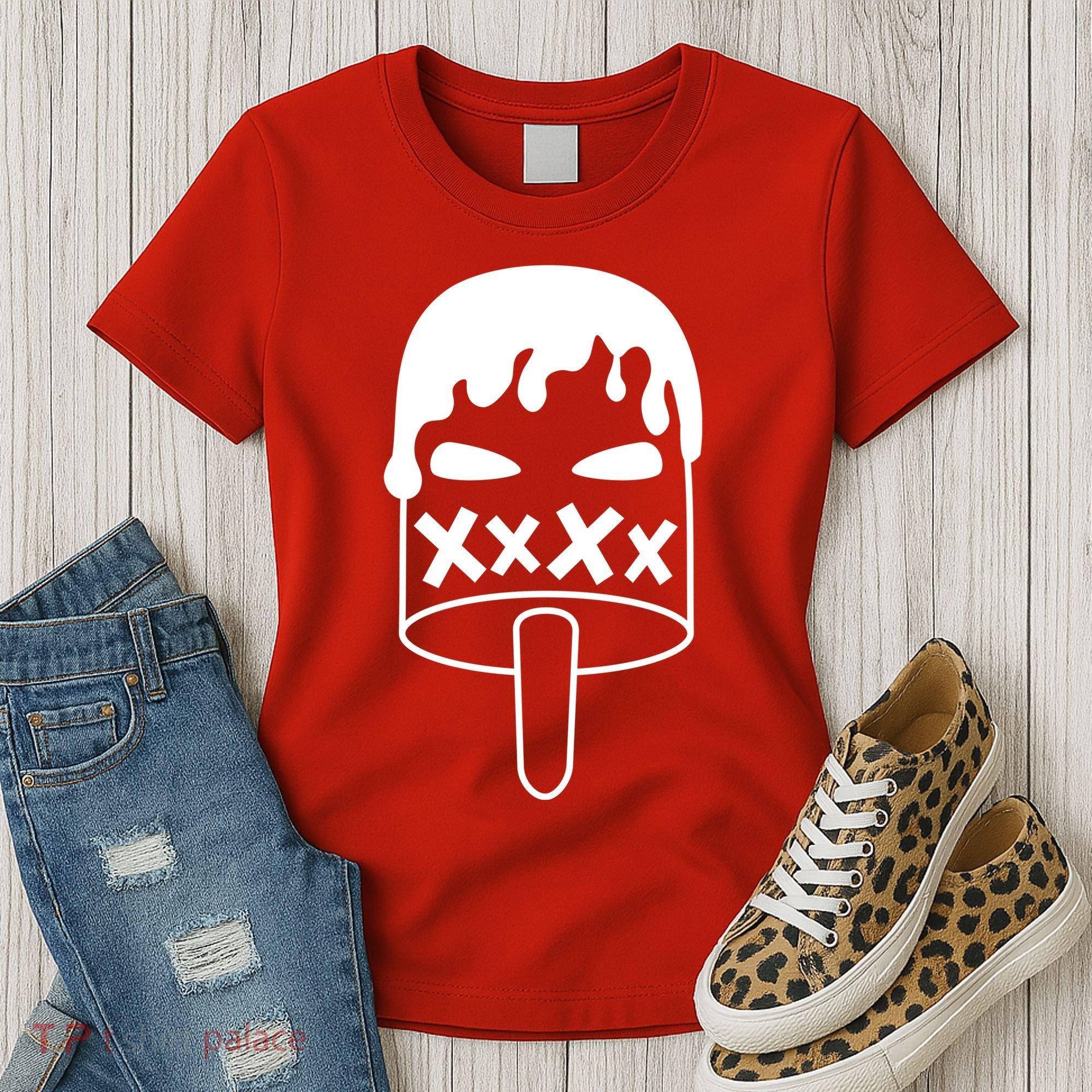 Angry Evil Ice Cream Women's T-Shirt