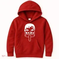 Angry Evil Ice Cream Kids Hoodie thumb 0