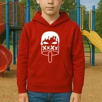 Angry Evil Ice Cream Kids Hoodie thumb 2