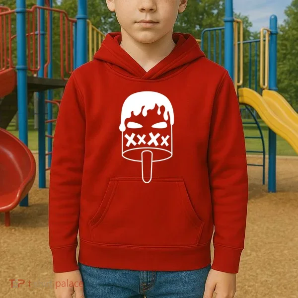 Angry Evil Ice Cream Kids Hoodie
