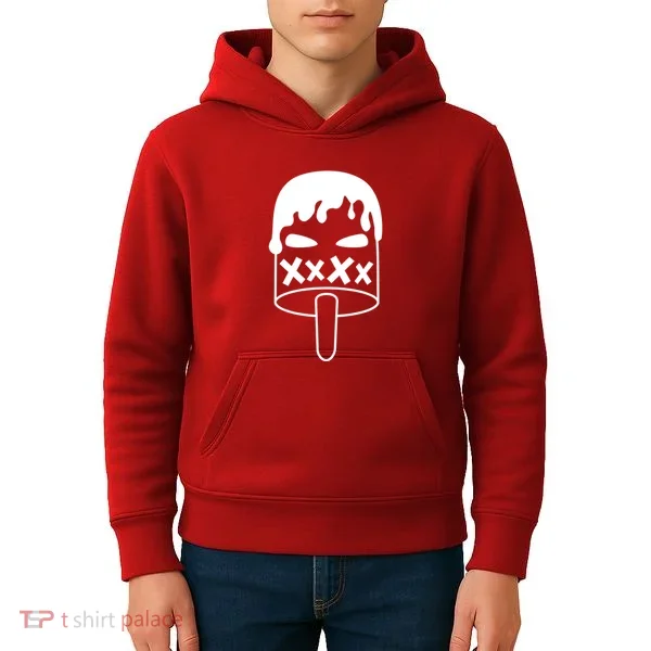 Angry Evil Ice Cream Kids Hoodie