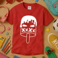 Angry Evil Ice Cream Kids T-Shirt thumb 3