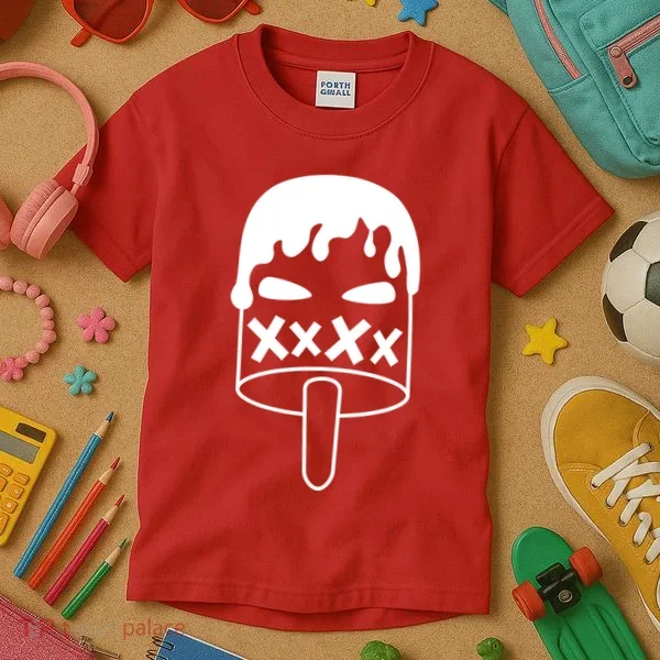 Angry Evil Ice Cream Kids T-Shirt