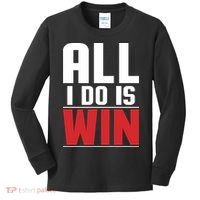 All I Do Is Win Kids Long Sleeve Shirt thumb 0