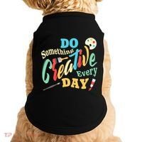 Artist Inspiration Do Something Creative Every Day Cool Gift Doggie Tank thumb 0
