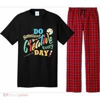 Artist Inspiration Do Something Creative Every Day Cool Gift Pajama Set thumb 0